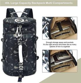 img 2 attached to CLINFISH Backpack Duffle: The Ultimate Waterproof Lightweight Companion