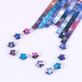 img 2 attached to 🌌 540 Sheets Origami Stars Paper: DIY Twelve Constellations Crafts for Paper Arts & Decor