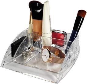 img 4 attached to COM TOP Acrylic Organizer Cosmetic Accessories