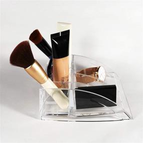 img 1 attached to COM TOP Acrylic Organizer Cosmetic Accessories