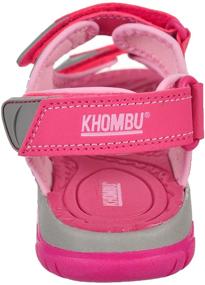 img 1 attached to Khombu Kids' Girls River Sandal, Pink - Stylish & Sturdy Summer Footwear for Walking, Hiking, and Casual Outings