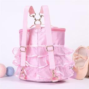 img 2 attached to ORIDOOR Little Ballet Backpack Ballerina Backpacks and Kids' Backpacks