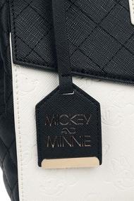 img 1 attached to 👜 Loungefly Disney Mickey & Minnie Mouse Vegan Leather Handbag
