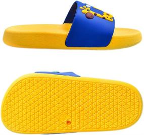 img 3 attached to Boys' Toddler Sandals by NADARDA - Ideal Outdoor Slippers