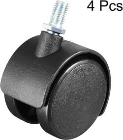 img 2 attached to Uxcell Swivel Casters Threaded Furniture