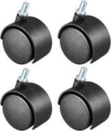 uxcell swivel casters threaded furniture logo