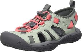 img 4 attached to KEEN Solr Sandal Light Ocean Women's Shoes for Athletic