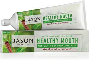 img 1 attached to 🦷 Jason Natural Fluoride Toothpaste with Tea Tree Oil & Cinnamon, 4.2 fl. oz. (Pack of 2)