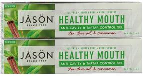 img 2 attached to 🦷 Jason Natural Fluoride Toothpaste with Tea Tree Oil & Cinnamon, 4.2 fl. oz. (Pack of 2)