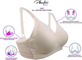 img 3 attached to Playtex Womens All Around Smoothing Wireless Women's Clothing for Lingerie, Sleep & Lounge