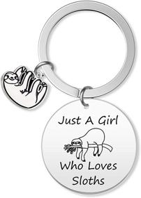 img 4 attached to G Ahora Funny Sloth Keychain Jewelry