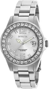 img 4 attached to ⌚️ Invicta Women's 21396 Pro Diver Silver Quartz Watch - Stylish Analog Display for Timeless Elegance
