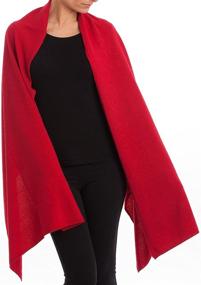 img 3 attached to 🧣 Dalle Piane Cashmere Women's Stole: Cashmere Accessories, Scarves & Wraps