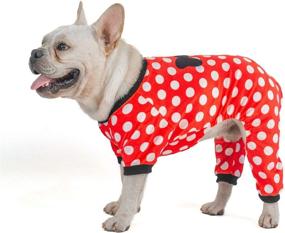 img 2 attached to CuteBone Warm Dog Pajamas: Cozy 2-Pack Onesies for Medium-Sized Dogs - Ideal for Boys & Girls, Adorable Puppy Clothes