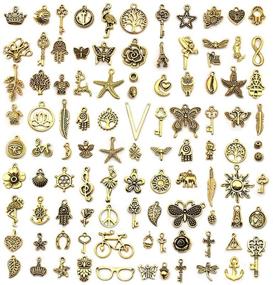 img 2 attached to 📿 600pcs Wholesale Bulk Charms: A Treasure Trove for Jewelry Making DIY Enthusiasts