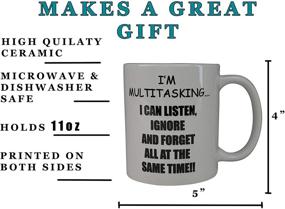 img 2 attached to 🎯 Rogue River Funny Coffee Mug: I'm Multitasking Novelty Cup - Perfect Office Party Gift for Employees, Boss, and Coworkers