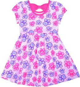 img 1 attached to 🐾 Adorable Nickelodeon Girls' Little 2 Pack Paw Patrol Dresses - Perfect for Paw Patrol Fans!