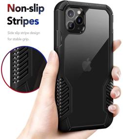 img 1 attached to 📱 MOBOSI Vanguard Armor iPhone 11 Pro Max Case - Rugged, Heavy Duty Shockproof Cover with Military Grade Drop Protection - 6.5 Inch 2019 - Matte Black