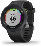 🏃 garmin forerunner 45: easy-to-use gps running watch with coach free training plan support in black - 42mm logo