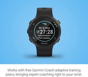 img 1 attached to 🏃 Garmin Forerunner 45: Easy-to-Use GPS Running Watch with Coach Free Training Plan Support in Black - 42mm
