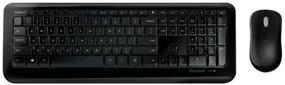 img 1 attached to 💻 Microsoft Desktop 850 Combo Wireless Black Keyboard and Mouse with AES Retail - PY9-00002