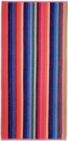 img 1 attached to 🏖️ Kaufman 6-Pack Soft Cotton Oversized Beach, Pool, and Bath Towels - Quick Dry, Highly Absorbent, 100% Yarn Dye, Bright Multi-Color Stripe Design (32in X 62in)