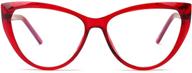 👓 jim halo cateye blue light blocking glasses: reduce eye strain & protect vision with spring hinge technology logo