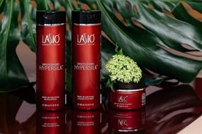 img 3 attached to 💇 Комплект Lasio Keratin-Infused Hypersilk для восстановления и питания волос - включает шампунь, кондиционер и маску