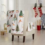 🎄 velvet plush christmas throw blanket: great bay home decorative holiday cats design for super soft comfort! logo