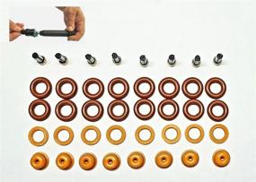 img 3 attached to Enhanced Fuel Injector Repair Kit for Ford V8 5.4L 4.6L, Lincoln and 🔧 Mercury - Includes ORings, Basket Filter, Spacer, Pintle Cap, and Optional Filter Removal Tool