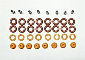 img 1 attached to Enhanced Fuel Injector Repair Kit for Ford V8 5.4L 4.6L, Lincoln and 🔧 Mercury - Includes ORings, Basket Filter, Spacer, Pintle Cap, and Optional Filter Removal Tool