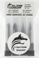 🔪 v groove carbide 4-piece engraving and carving kit logo