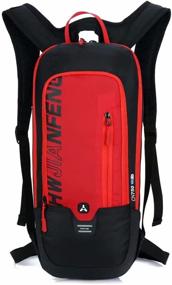 img 4 attached to 🎒 WINDCHASER 10L Cycling Backpack - Waterproof and Breathable Bag for Outdoor Travel, Hiking, Climbing, Biking, Running, and Skiing (Red)