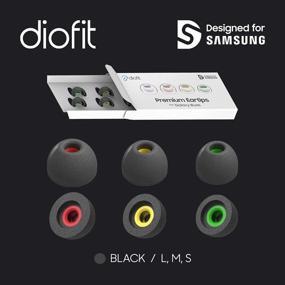 img 3 attached to 🎧 Diofit Galaxy Buds2 и Buds Plus - стиральные накладки из ПУ-пены (SML 3Set), разработанные для Samsung и Beats Studio Buds