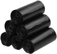 ramddy 5 gallon trash bags: premium black waste bin liners for home & office (150 counts/6 rolls) logo