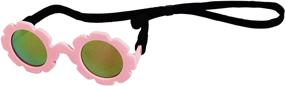 img 2 attached to Flower Costume Sunglasses 20 40Lbs Pink Pink