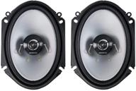 🔊 pair of kenwood kfc‑c6866s 6x8 2‑way 250 watt car audio speakers for enhanced sound experience logo