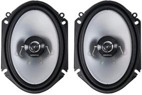 img 4 attached to 🔊 Pair of Kenwood KFC‑C6866S 6x8 2‑Way 250 Watt Car Audio Speakers for Enhanced Sound Experience