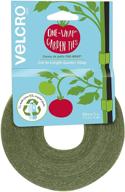 🌱 velcro brand one-wrap garden ties: strong, reusable & adjustable plant supports for effective growing – 50 ft x 1/2 in, green" logo