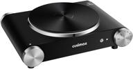 🔥 efficient cusimax electric hot plate: portable single burner 1500w, cast iron heat-up, adjustable temperature control – upgraded version b101 логотип