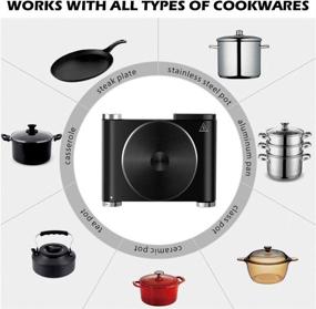 img 3 attached to 🔥 Efficient CUSIMAX Electric Hot Plate: Portable Single Burner 1500W, Cast Iron Heat-up, Adjustable Temperature Control – Upgraded Version B101