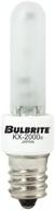 💡 bulbrite kx60fr/e12 60w dimmable kx-2000 krypton/xenon t3, candelabra base, frost bulbs [4 pack] logo