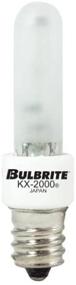 img 3 attached to 💡 Bulbrite KX60FR/E12 60W Dimmable KX-2000 Krypton/Xenon T3, Candelabra Base, Frost Bulbs [4 Pack]