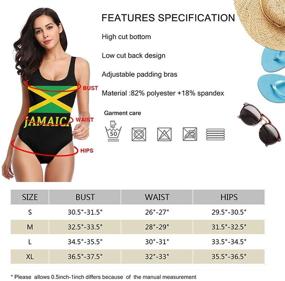 img 1 attached to HaiRui YunDa Jamaican Swimsuits Swimwear