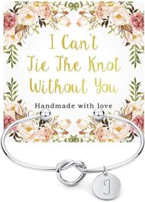 img 4 attached to 💍 Bridesmaid Proposal Bracelets: Personalized Wedding Accessories for Girls' Jewelry