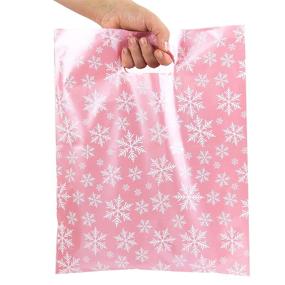 img 1 attached to ❄️ 12X15 Snowflake Merchandise Bags - 100 Pack