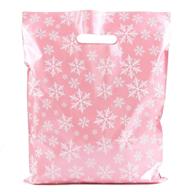 ❄️ 12x15 snowflake merchandise bags - 100 pack логотип