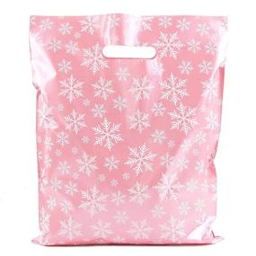 img 4 attached to ❄️ 12X15 Snowflake Merchandise Bags - 100 Pack