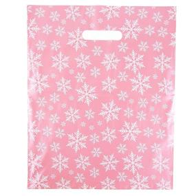 img 3 attached to ❄️ 12X15 Snowflake Merchandise Bags - 100 Pack