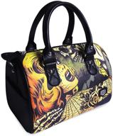 liquorbrand womens horror round handbag logo